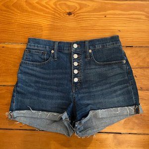 Madewell High-Rise denim shorts, 26